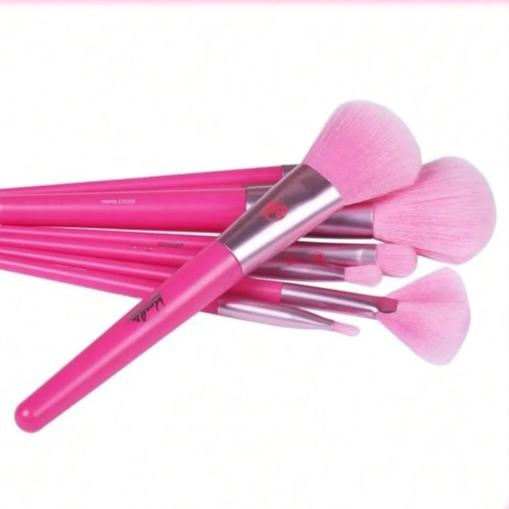 Barbie 8 Piece Makeup Brush Set, Limited Edition Barbie Makeup Brushes